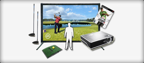 golf simulator picture