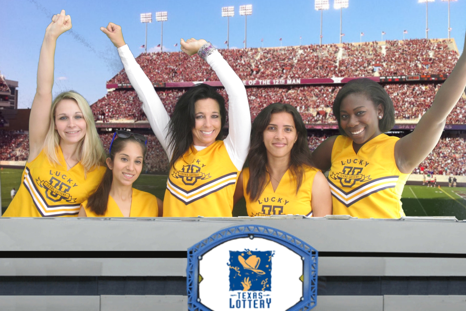 Texas Lottery Green Screen